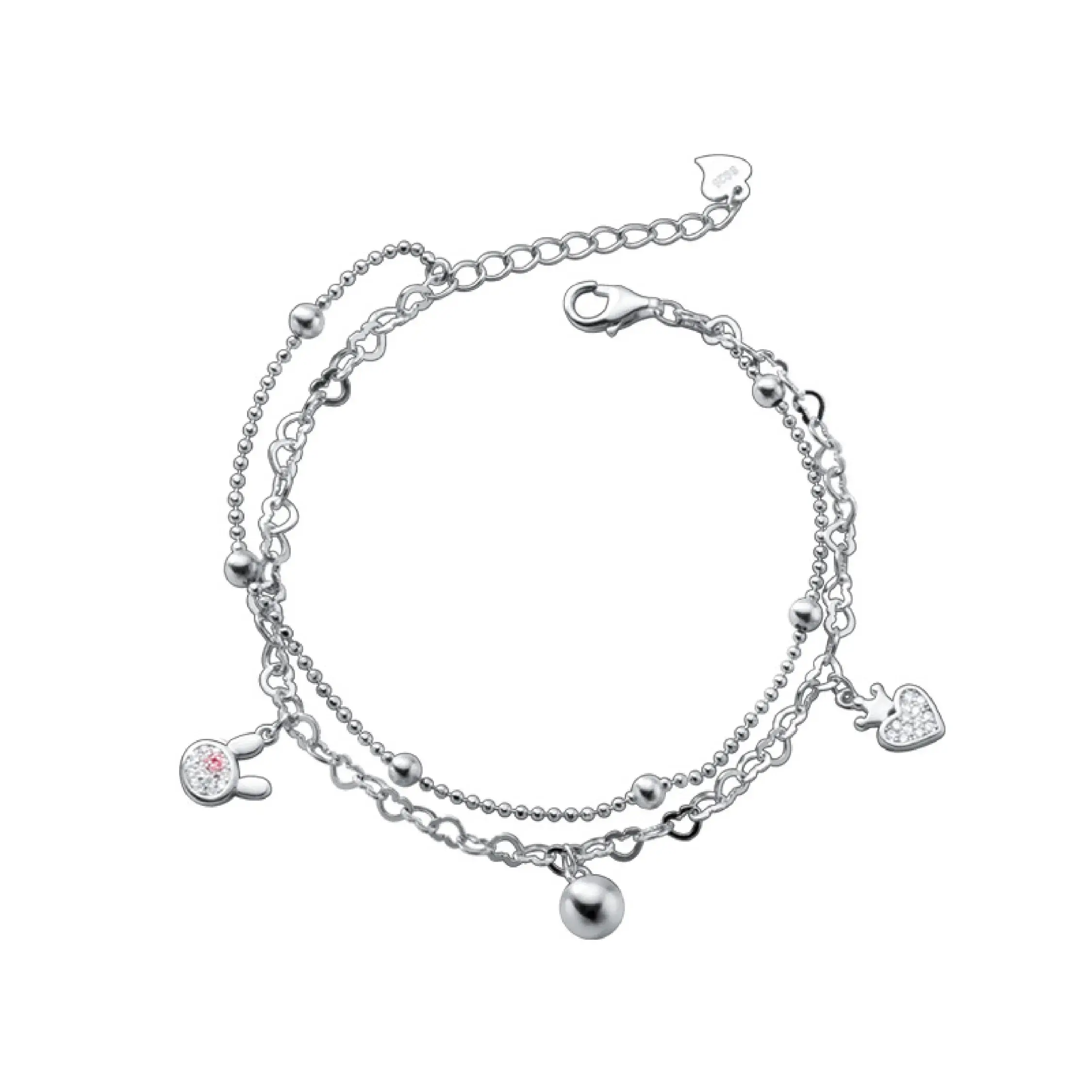 Rabbit Love Heart Bracelet.