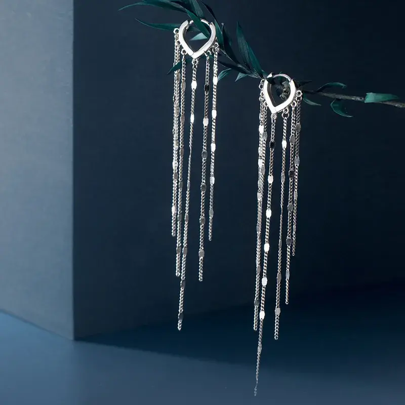 Sparkling Drop Earrings.