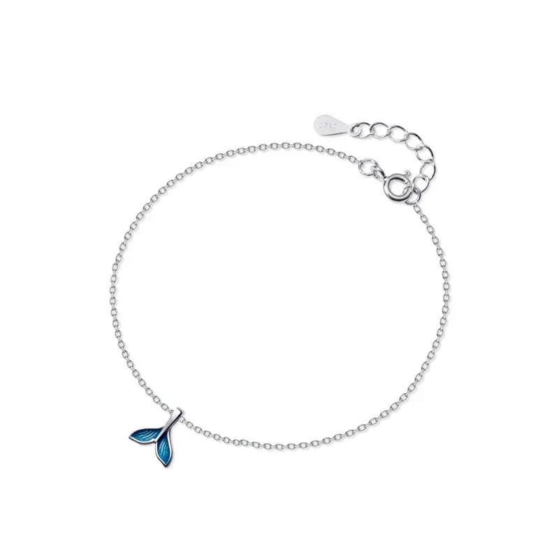 Bule Mermaid Tail Anklet.