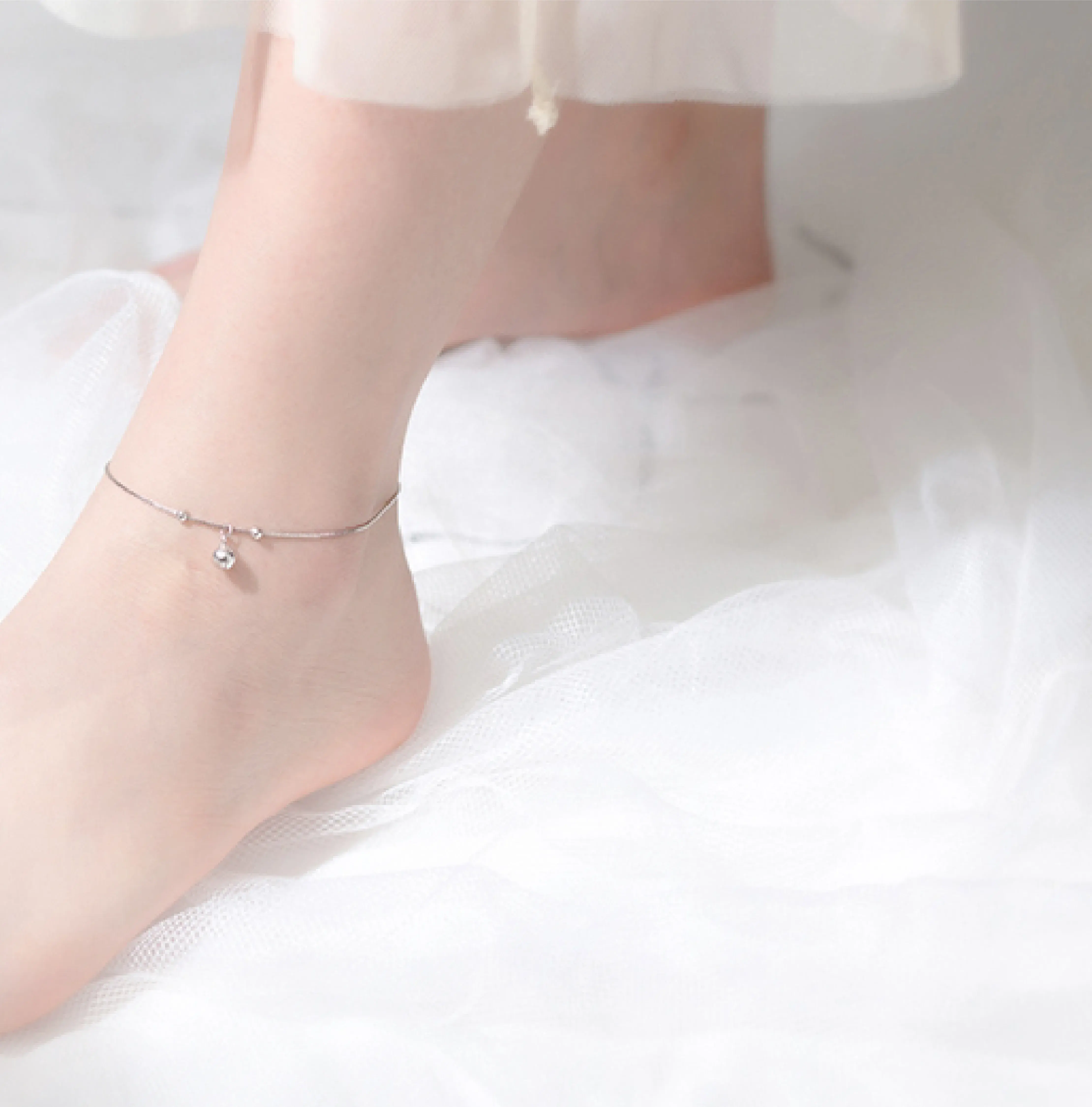 Tiny Ball Anklet.