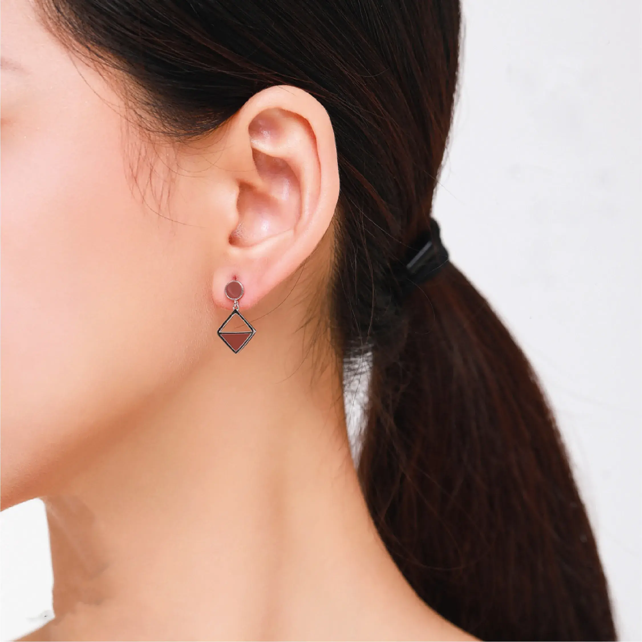 Geometric Drop Earring.