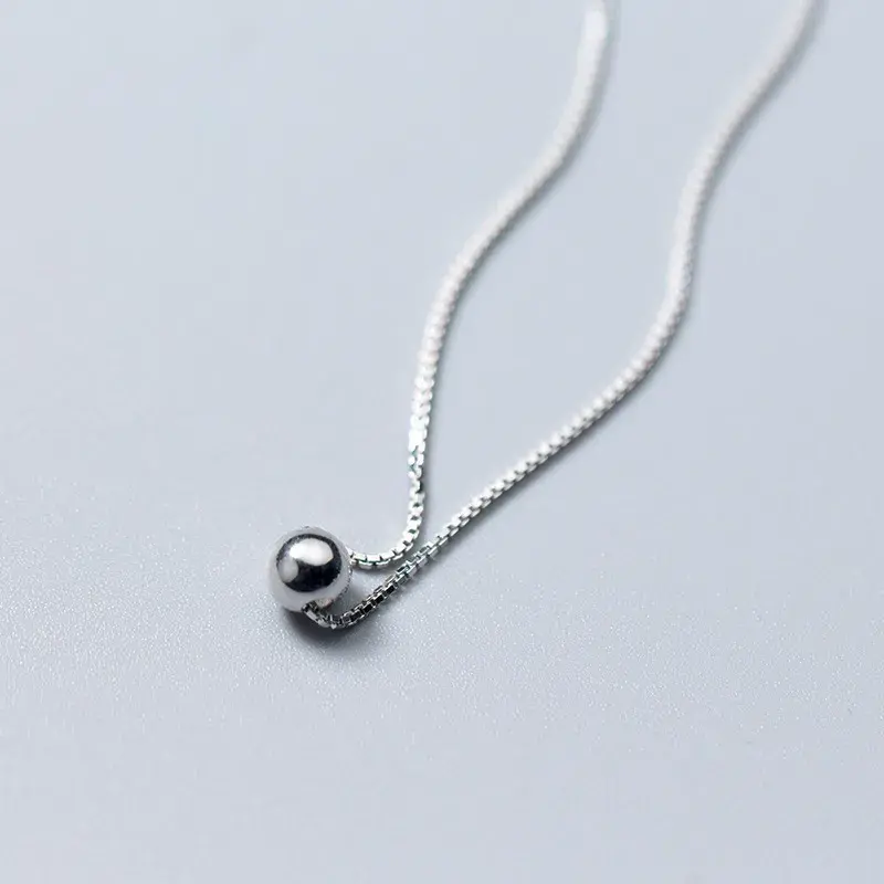 Tiny Simple Bead Necklace.