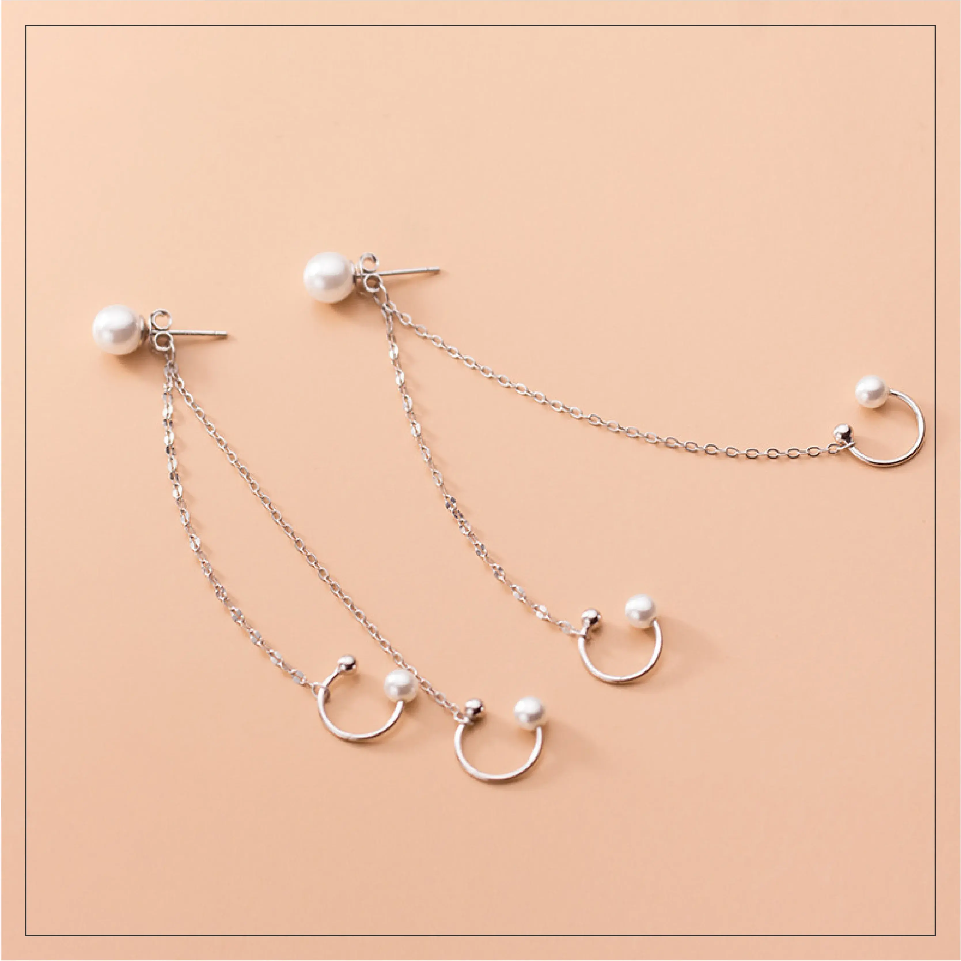 Elegant C Shape Earring.