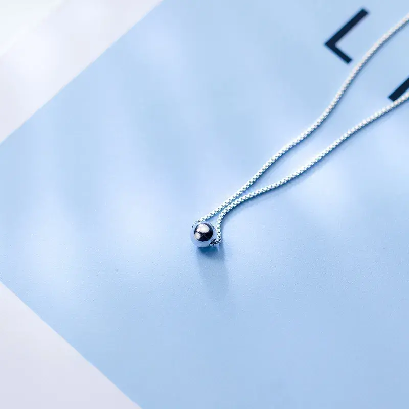 Tiny Simple Bead Necklace.